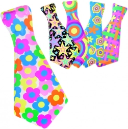 Wysoce kolorowy krawat na sznurku na imprezę