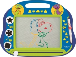 Magnetyczna wielokolorowa tablica do rysowania dinozaur a5 z pieczątkami i rysikiem
