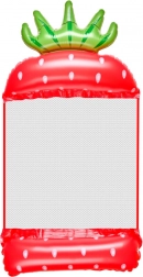 Dmuchana wodna huśtawka w kształcie truskawki