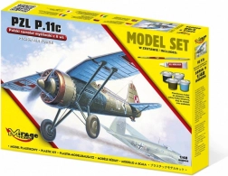 PZL P.11c myśliwiec 1:48 model plastikowy