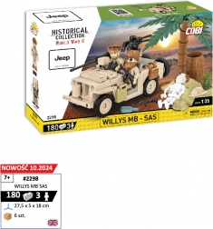 Klocki COBI HC WWII – Willys MB SAS 1:35