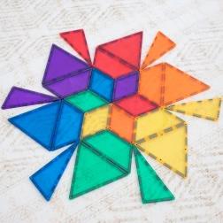 CONNETIX Rainbow Shape Expansion Pack – magnetyczne klocki, 36 elementów