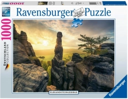 Puzzle Łabskie Piaskowce o świcie 1000 elementów RAVENSBURGER