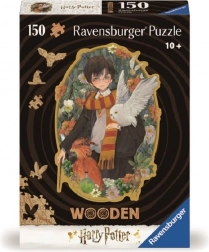 Drewniane konturowe puzzle Harry Potter 150 elementów Ravensburger
