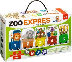 Puzzle ZOO Ekspres - Licz ze Mną 30 Elementów
