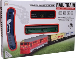 Tor kolejowy z efektami 106 × 106 cm