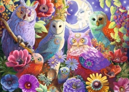 Ravensburger puzzle Nocne sowy 300 elementów extra