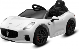 Elektryczny samochodzik MASERATI GranTurismo Baby Mix biały