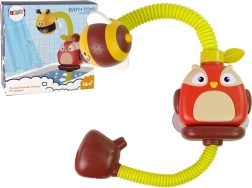 Zabawka do kąpieli sówka z prysznicem w kształcie pszczółki