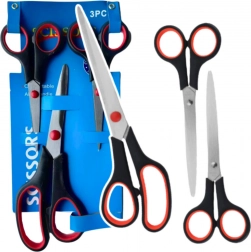 zestaw uniwersalnych nożyczek biurowych 3 szt.
