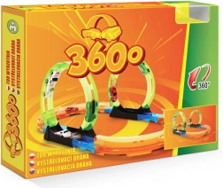 Wyrzutniowy tor samochodowy 360 z podwójną pętlą