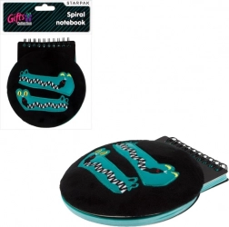 pluszowy notes krokodyl