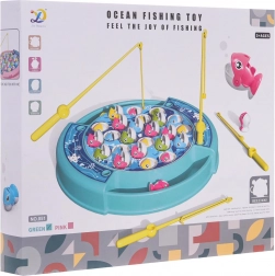 Muzyczna magnetyczna gra w łowienie rybek – niebieska