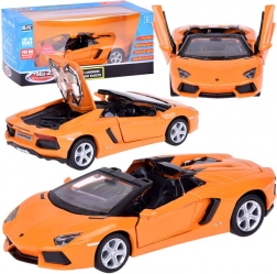 Interaktywny metalowy model samochodu Lamborghini Aventador Roadster