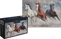 Puzzle Wild Horses: Trzy dzikie konie 1000 elementów