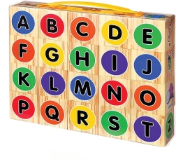 Piankowe edukacyjne klocki z literkami, cyframi i obrazkami, 20 szt.
