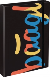 Teczki na zeszyty szkolne w formacie A4 Jumbo z motywem Logo Mix