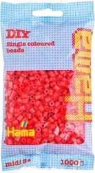 Czerwone koraliki do wprasowywania 1000 szt.