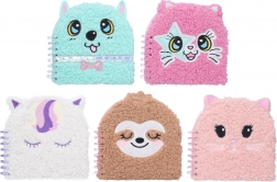 Liniowany notatnik spiralny 17x17 cm, 80 stron