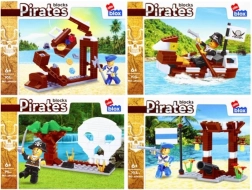 Klocki piraci z akcesoriami – 4 warianty