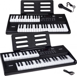 Elektroniczne klawisze 61 klawiszy z funkcją SPLIT i mikrofonem