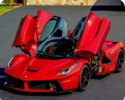 Mozaika diamentowa – czerwony samochód