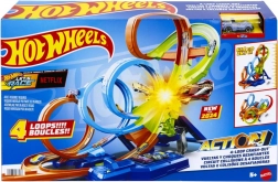 Hot Wheels Action czteropętlowy zestaw Crash