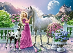 Puzzle 300 elementów My Friend Unicorn od Castorland