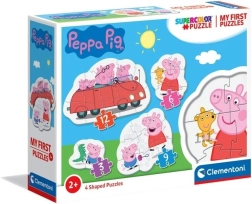 Moje pierwsze puzzle Świnka Peppa 4w1