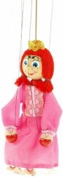Drewniana marionetka księżniczka