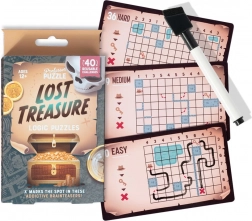 Professor Puzzle gra logiczna Lost Treasure – zestaw łamigłówek w podróży