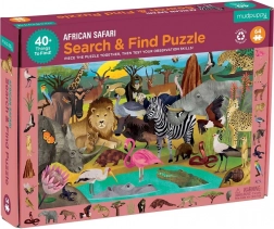 Puzzle Mudpuppy Safari układanka i wyszukiwanie 64 elementów