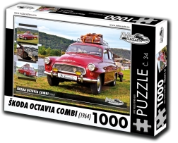 retro-auta puzzle škoda octavia combi (1964) – 1000 elementów