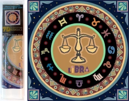 Norimpex malowanie diamentowe 7D – znak zodiaku Waga 30 × 30 cm