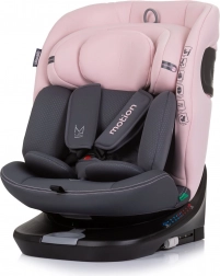 Fotelik samochodowy i-Size 40–150 cm z ISOFIX i obrotową bazą, Flamingo