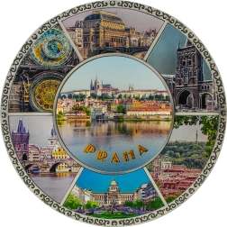 Dekoracyjny talerz Praga Sparkys
