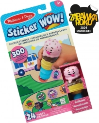 Sticker Wow – książka i stempel z naklejkami – lody