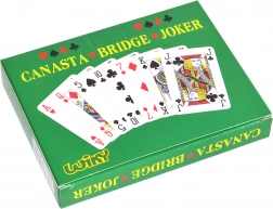 Karty do gry do Canasty w papierowym pudełku