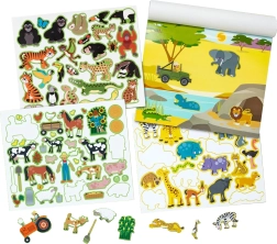 Naklejki wielokrotnego użytku Zwierzęta i środowiska Melissa & Doug
