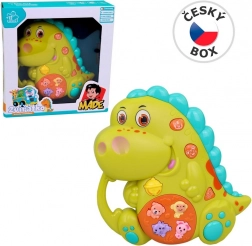 Pianinko dinozaur ze światłem i dźwiękami