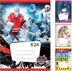 zeszyt A6, w linie, 20 kartek