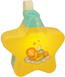 Muzyczny projektor gwiazd BAYO z lampką nocną