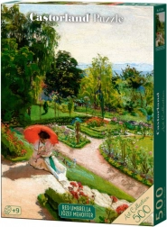 Puzzle 500 elementów – Czerwony parasol autorstwa Józefa Mehoffera