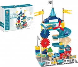 Klocki z torem kulkowym dla dzieci