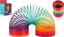 Tęczowa magiczna sprężyna – plastikowa zabawka 7,5 cm