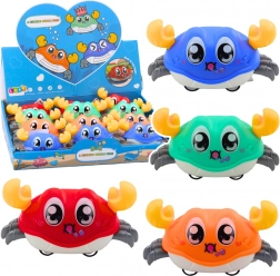 Interaktywny jeżdżący krab z napędem sprężynowym