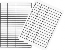 Liniowana podkładka do zeszytu A5 z twardego plastiku