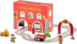 Petit Collage zestaw do zabawy remiza strażacka