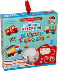 Zmieniające kolor naklejki łazienkowe z motywem ciężarówek