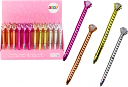 Długopis kulkowy z diamentem, niebieski tusz 0,7 mm